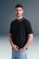Underrated Curve Black Regular Fit T-shirt