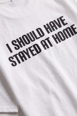 Stayed Home White Oversized T-shirt