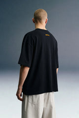 Metal Fade Black Oversized T-shirt Men
