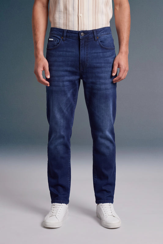 Indigo Mid Rise Men's Slim Fit Jeans