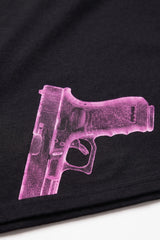 Underrated Gun Black Oversized Fit T-shirt