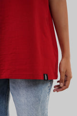 Good Things Graphic Red Boyfriend Fit T-Shirt Women