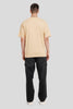 Your Soul Is Mine Beige Printed T-Shirt