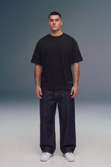 Glad Your Parents Black Oversized T-shirts