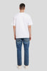 Good Vibes White Printed T-Shirt