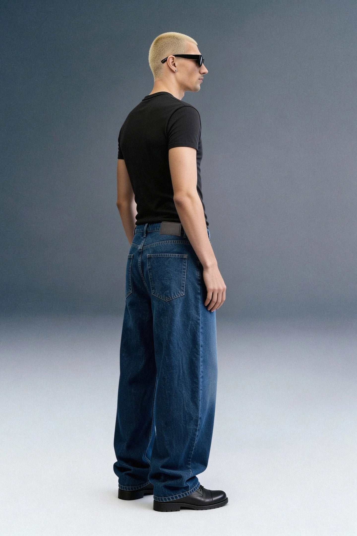 Indigo Men's Baggy Jeans