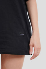 Phobia Black Printed T-Shirt Women Oversized Fit