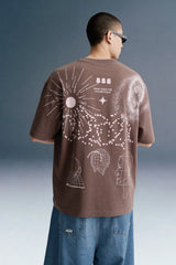 888 URC Purple Oversized T-shirt Men