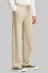 Beige Cotton Joggers