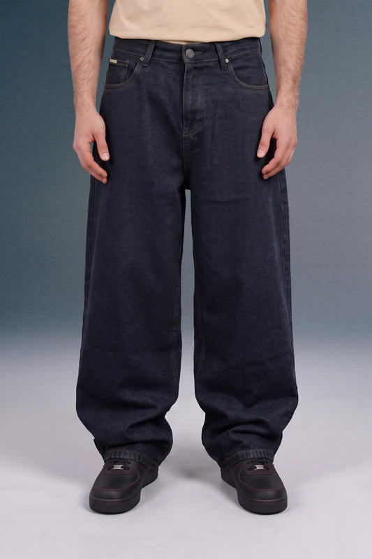 Vintage Dark Blue Men's Baggy Jeans