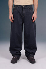 Vintage Dark Blue Men's Baggy Jeans