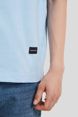 Wavves Powder Blue Printed T-Shirt
