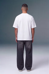 Made in 90s Graphic White Oversized T-shirt