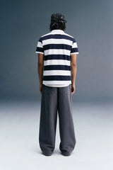 Navy Blue Rugby Polo T-Shirt