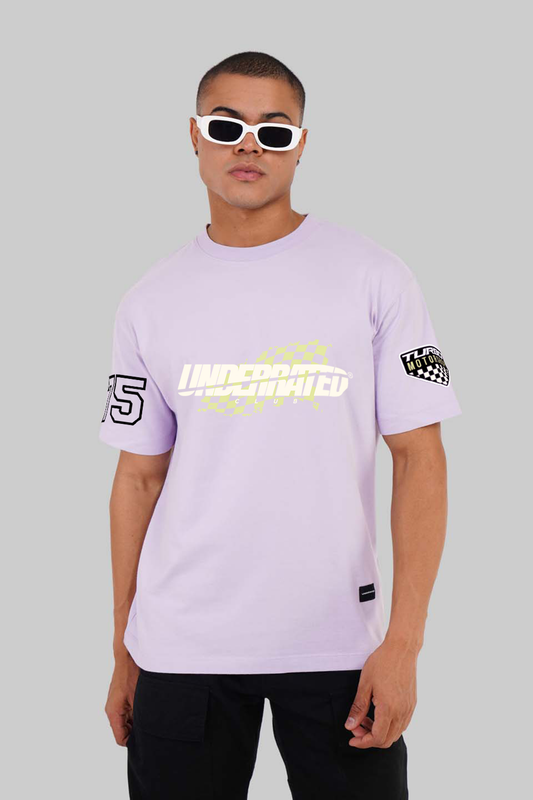 Turbo 75 Lavender Oversized T-shirt Men
