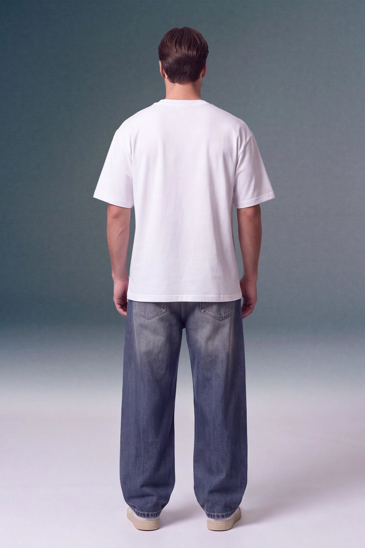 Bad Brains White Oversized Fit T-shirt