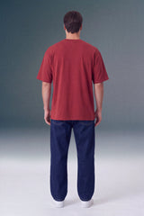 Never Mind Red Oversized Fit T-shirt