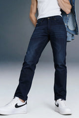 Indigo Mid Rise Men's Slim Fit Jeans