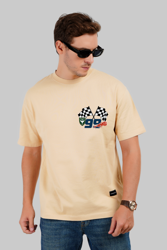 99 URC Beige Oversized T-shirt Men
