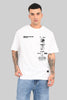 Urban Airborne Energy White Oversized Fit T-Shirt Men Pic 1