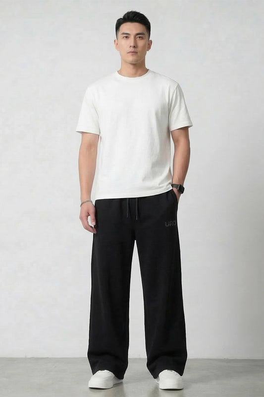 Black Cotton Joggers