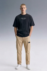 Culture Black Oversized T-shirt Men