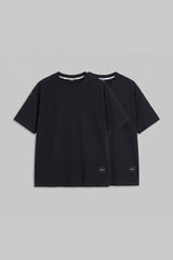 Pack of 2 Black Oversized Fit T-Shirts