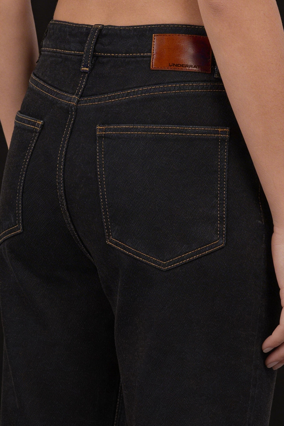 Black High Rise Mom Fit Women Jeans