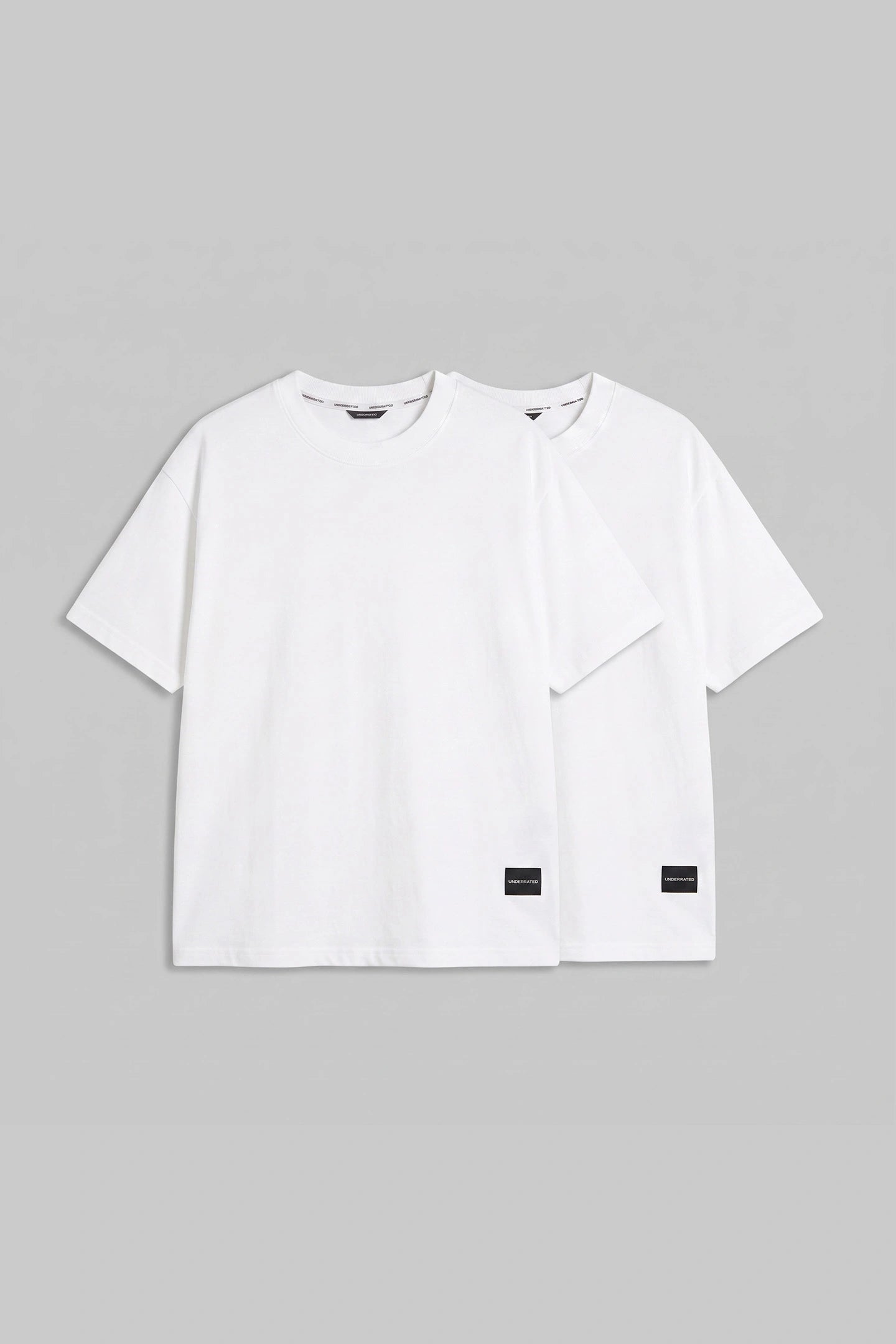 Pack of 2 White Oversized Fit T-Shirts