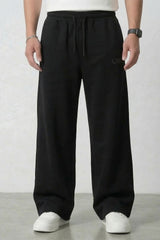 Black Cotton Joggers