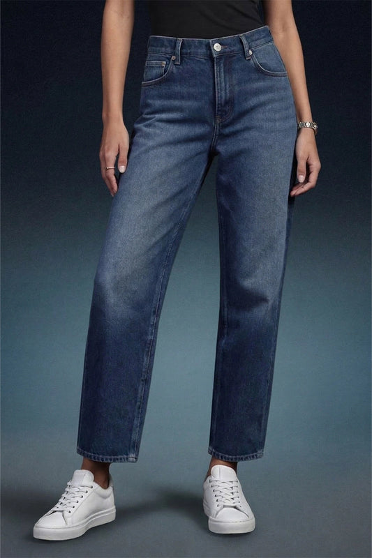 Indigo High Rise Mom Fit Women Jeans