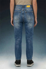 Blue Tinted High Rise Skinny Women Jeans