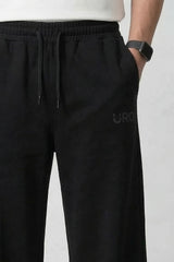 Black Cotton Joggers