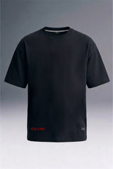 Black Oversized Drop-Shoulder T-Shirt for Men | Relaxed Fit Streetwear | Underrated Club
