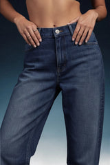 Indigo High Rise Mom Fit Women Jeans