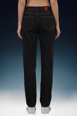 Black High Rise Mom Fit Women Jeans