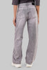Light Grey High Rise Baggy Women Jeans Pic 3