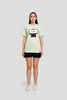 Be Underrated Pastel Green Printed T-Shirt
