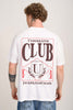 URC Card Club White Oversized Fit T-Shirt Men Pic 1