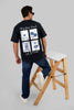 Unfold Your Cards Black Oversized Fit T-Shirt Men Pic 2