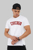 Chicago White Regular Fit T-Shirt Men