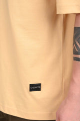Tropical Beach Legacy Beige Baggy Fit T-Shirt Men Pic 4