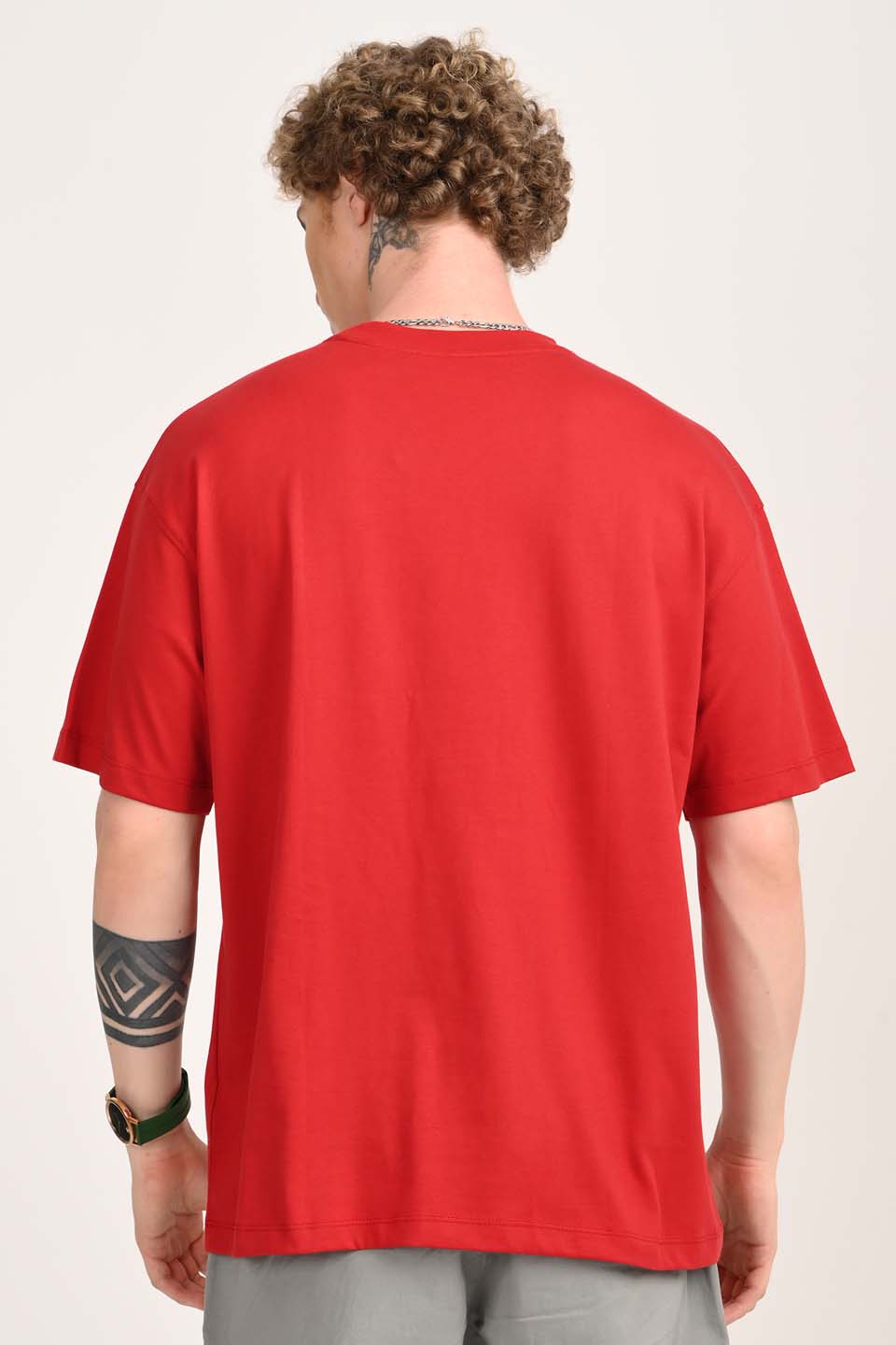 Championettes Red Oversized T-shirt Men