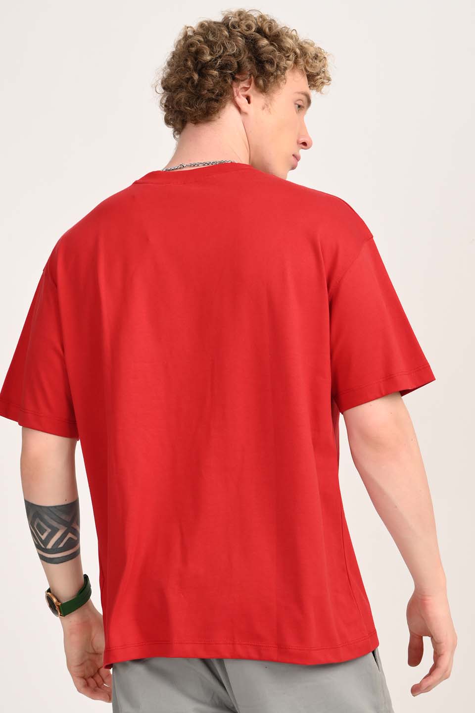 Championettes Red Oversized T-shirt Men