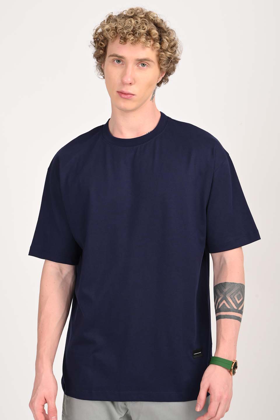 Pack of 3 Oversized T-shirts - Navy/Red/Blue