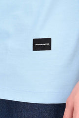 Anchor Sky Blue Oversized Fit T-Shirt Men Pic 5