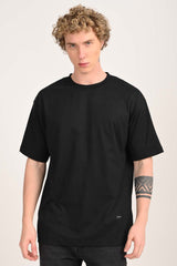Comfort Zone Black Oversized T-shirt Men