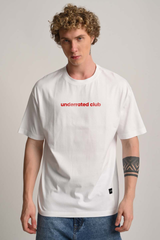 Winged Tiger White Oversized Fit T-Shirt Men Pic 2
