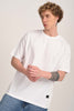 URC Card Club White Oversized Fit T-Shirt Men Pic 2