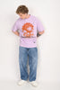 Sunset Riches Lavender Oversized Fit T-Shirt Men Pic 3